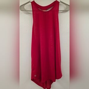 Athleta Power of She Chi Tank Red  Draped Back Flow Tank Size S EUC